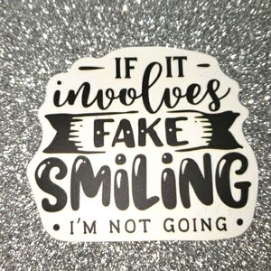 10/$10 WATERPOOF Sticker Sarcasm